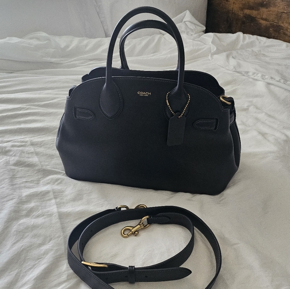 Coach Black Empire Carryall Bag - Picture 7 of 10